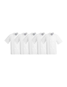Vestes de cuisine Whites Boston M - lot de 5