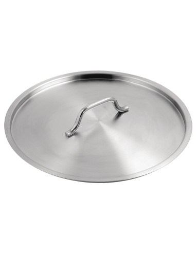 Couvercle inox Vogue 360mm - robuste et polyvalent