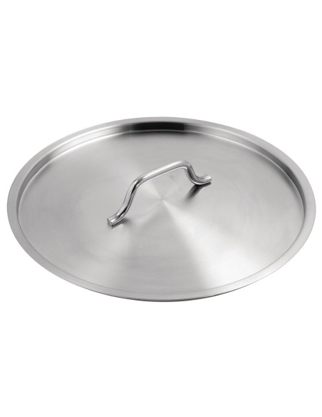 Couvercle inox Vogue 360mm - robuste et polyvalent