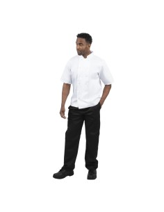 Vestes de cuisine manches courtes Whites Boston S - lot de 5 2