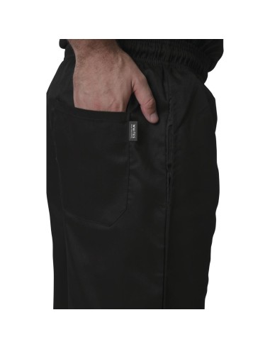 Pantalons cuisinier mixtes L - lot de 5 - Whites Chefs Clothing