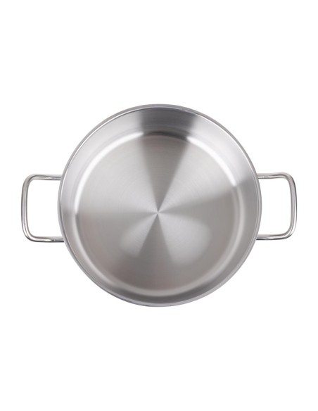 Faitout Vogue 7,5L - Acier inox 18/10, compatible induction
