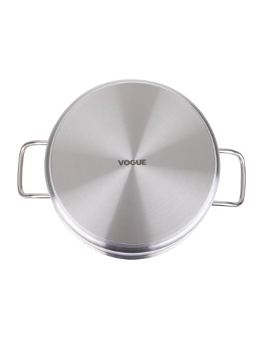 Faitout Vogue 7,5L - Acier inox 18/10, compatible induction