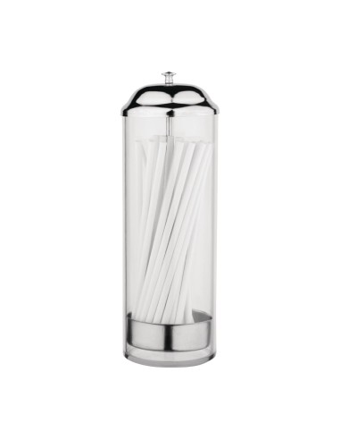 Distributeur de pailles en plastique Olympia - 270x90 mm
