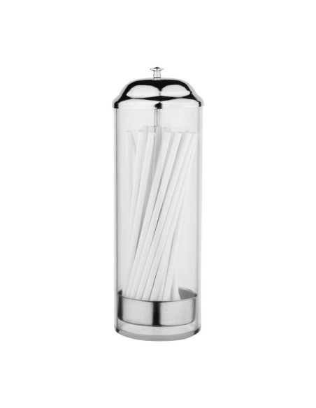 Distributeur de pailles en plastique Olympia - 270x90 mm