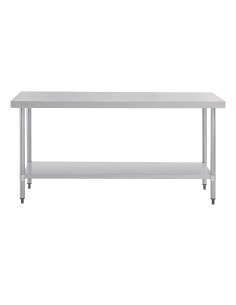 Table de préparation inox Vogue 1800x600 mm - Hauteur réglable 2