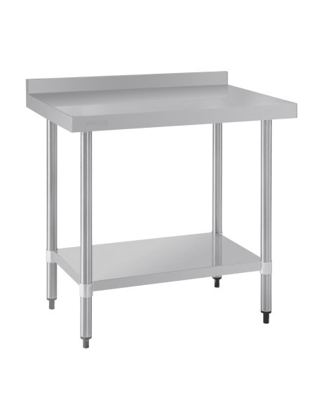 Table de préparation Vogue 900x600 mm inox - robuste et hygiénique