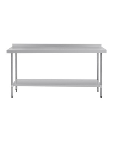 Table de préparation Vogue 1800x600 mm - inox 304, dosseret 60 mm