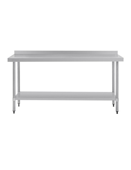 Table de préparation Vogue 1800x600 mm - inox 304, dosseret 60 mm