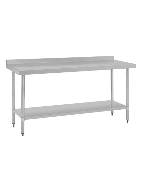 Table de préparation Vogue 1800x600 mm - inox 304, dosseret 60 mm