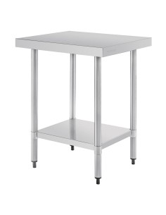 Table de préparation inox Vogue 600x600 mm - 900 mm
