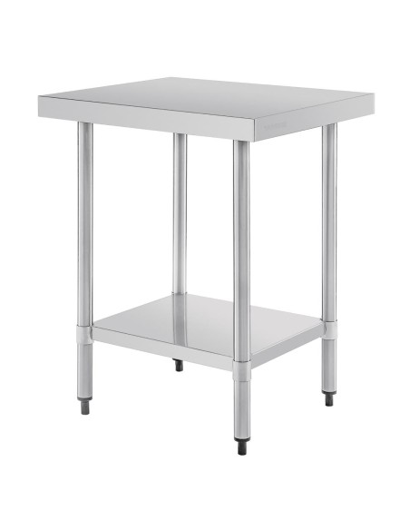 Table de préparation inox Vogue 600x600 mm - 900 mm