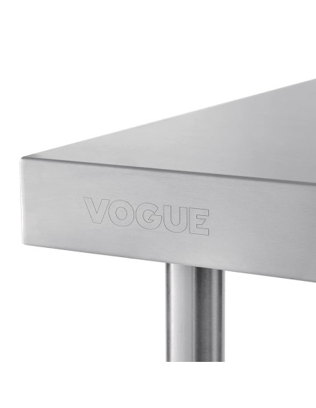 Table de préparation Vogue 900x600 mm inox - robuste et hygiénique