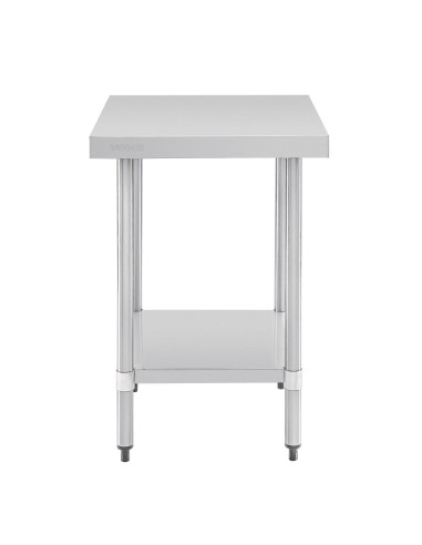 Table de préparation inox Vogue 600x600 mm - 900 mm