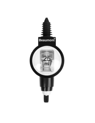 Mesure de bar optique Beaumont 25ml - Noir
