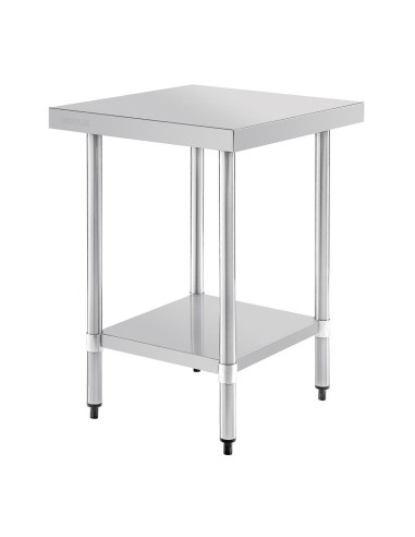 Table de préparation inox Vogue 600x600 mm - 900 mm