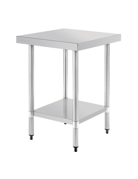 Table de préparation inox Vogue 600x600 mm - 900 mm