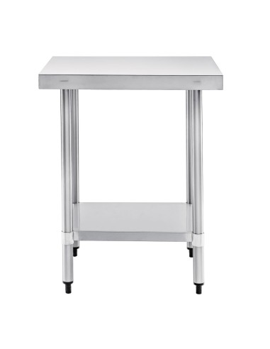 Table de préparation inox Vogue 600x600 mm - 900 mm