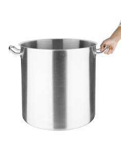 Marmite haute en inox Vogue 400mm - 49 L 2