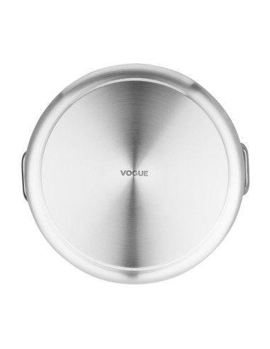 Marmite haute en inox Vogue 360 mm - 35,5 L