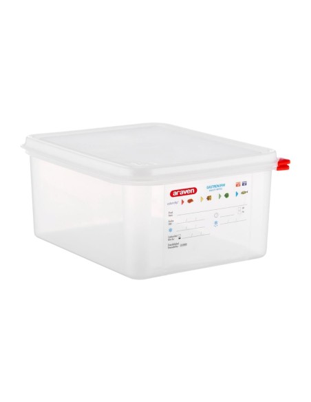 Boîte alimentaire GN1/2 Araven 10L - lot de 4