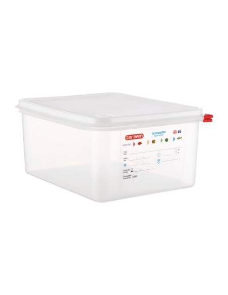 Boîtes alimentaires Araven GN 1/2 12,5L - lot de 4