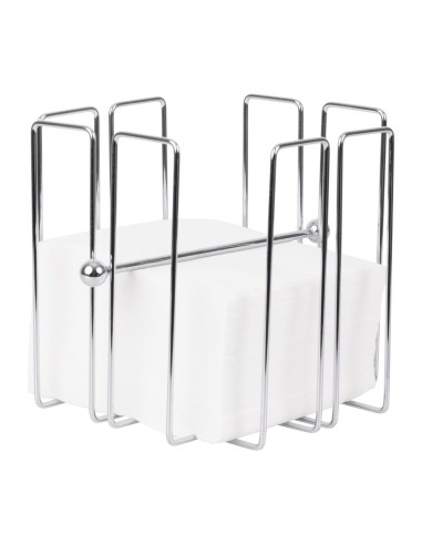 Porte-serviettes lesté Olympia 190x190 mm - 150 serviettes