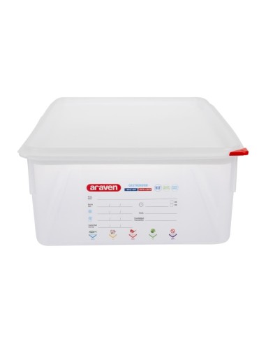 Boîtes alimentaires GN 1/1 Araven 21L - lot de 4