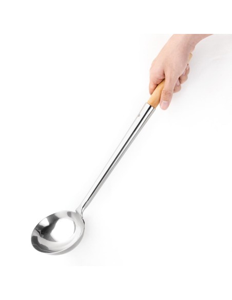 Louche à soupe Vogue 470mm - Inox, 200ml, manche chaud