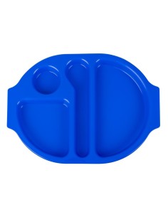 Plateaux repas compartimentés Olympia Kristallon 375mm - lot de 10