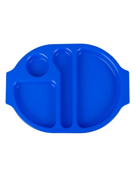 Plateaux repas compartimentés Olympia Kristallon 375mm - lot de 10
