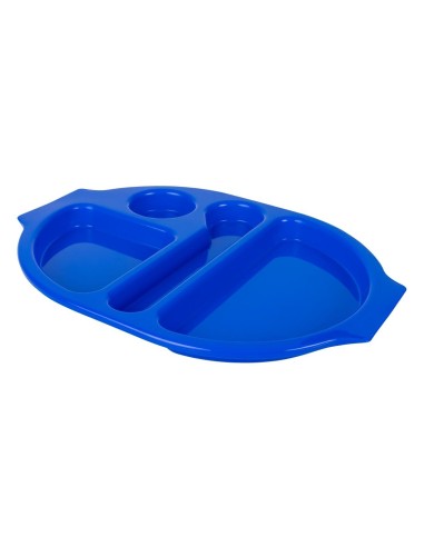 Plateaux repas compartimentés Olympia Kristallon 375mm - lot de 10