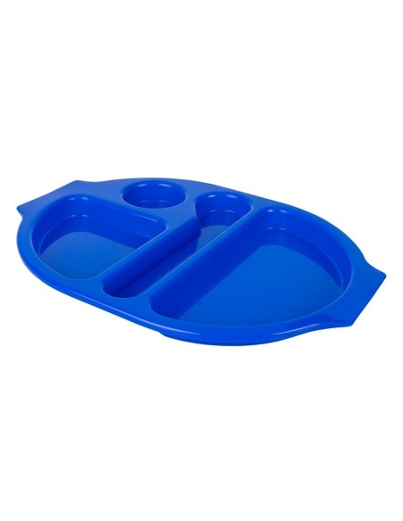 Plateaux repas compartimentés Olympia Kristallon 375mm - lot de 10