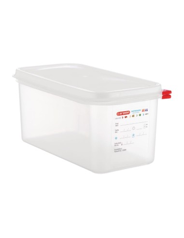 Boîtes alimentaires GN 1/3 Araven 6L - lot de 4