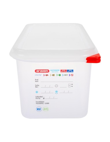Boîtes alimentaires GN 1/3 Araven 6L - lot de 4