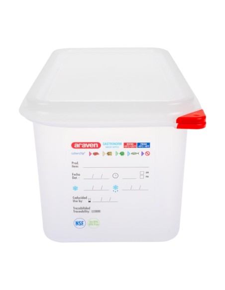 Boîtes alimentaires GN 1/3 Araven 6L - lot de 4