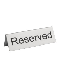 Chevalets de table inox Olympia - lot de 10