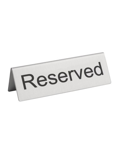 Chevalets de table inox Olympia - lot de 10
