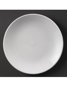 Assiettes plates rondes Olympia Whiteware 150mm - lot de 12