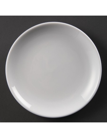 Assiettes rondes Olympia Whiteware 180mm - lot de 12