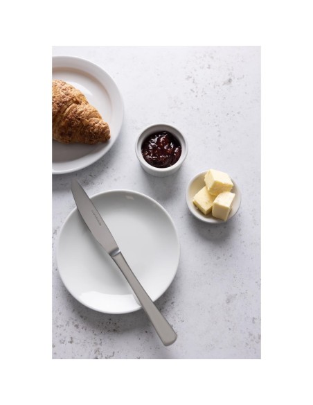 Assiettes plates rondes Olympia Whiteware 150mm - lot de 12