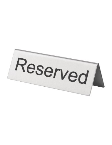 Chevalets de table inox Olympia - lot de 10
