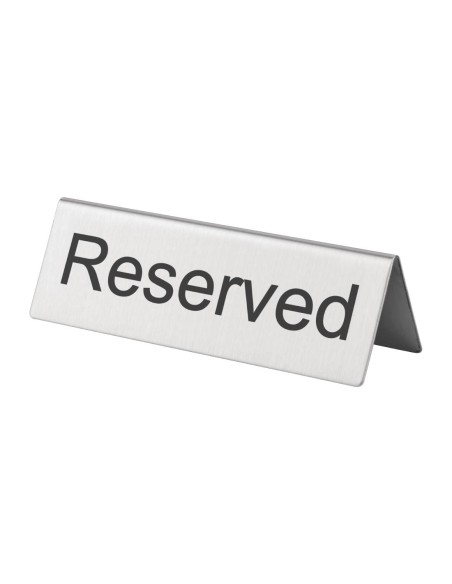 Chevalets de table inox Olympia - lot de 10