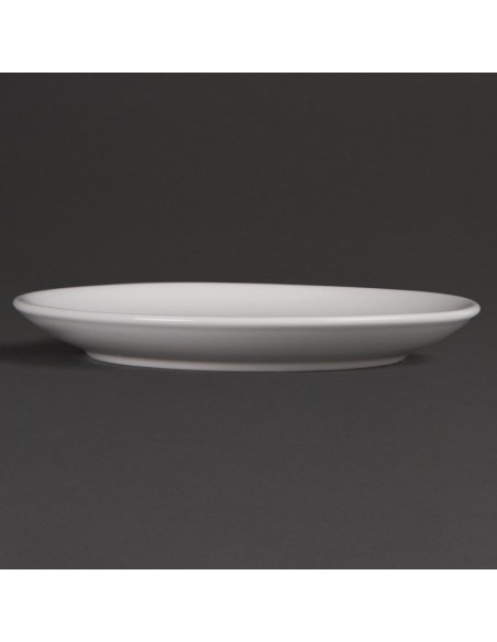 Assiettes rondes Olympia Whiteware 180mm - lot de 12