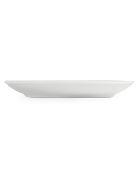 Assiettes rondes Olympia Whiteware 180mm - lot de 12
