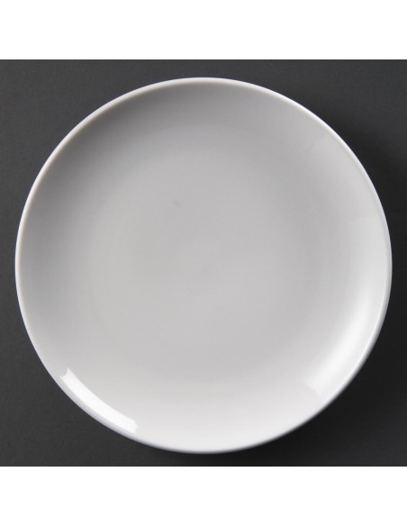 Assiettes rondes Olympia Whiteware 230 mm - lot de 12
