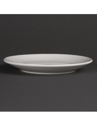 Assiettes plates rondes Olympia Whiteware 150mm - lot de 12