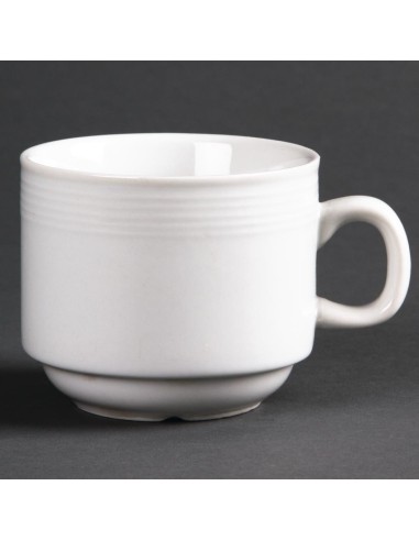 Tasses à thé Olympia Linear 200 ml - Lot de 12