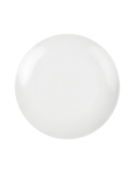 Assiettes plates rondes Olympia Whiteware 200mm - lot de 12