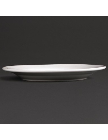 Assiettes Olympia Linear 200 mm - Lot de 12, garantie vie